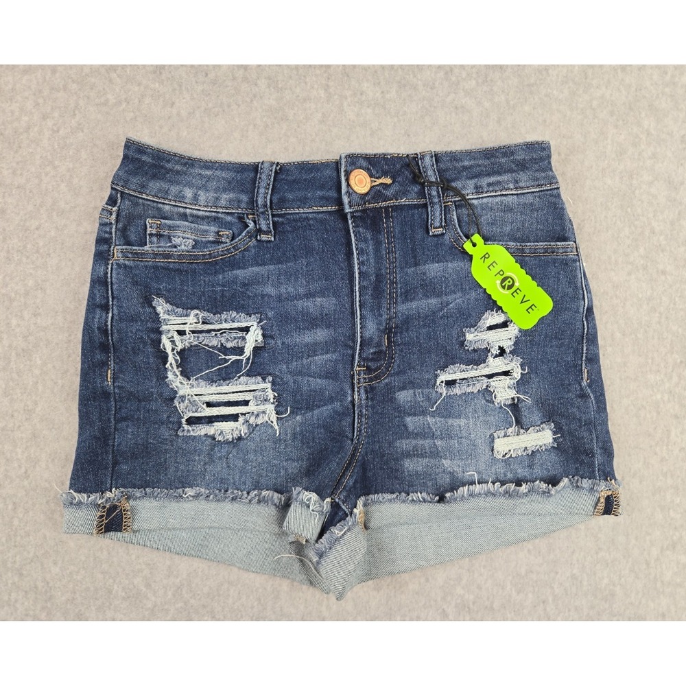 So Jean Shorts Womens Size 7 Junior Denim Shortie Cut Off Distressed Jeans NWT